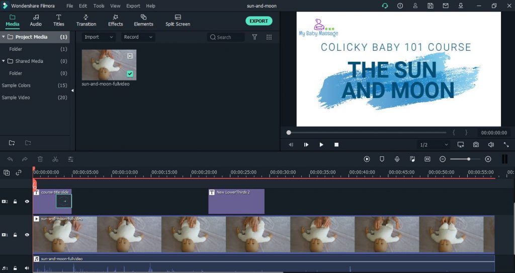 Wondershare Filmora video editing software
